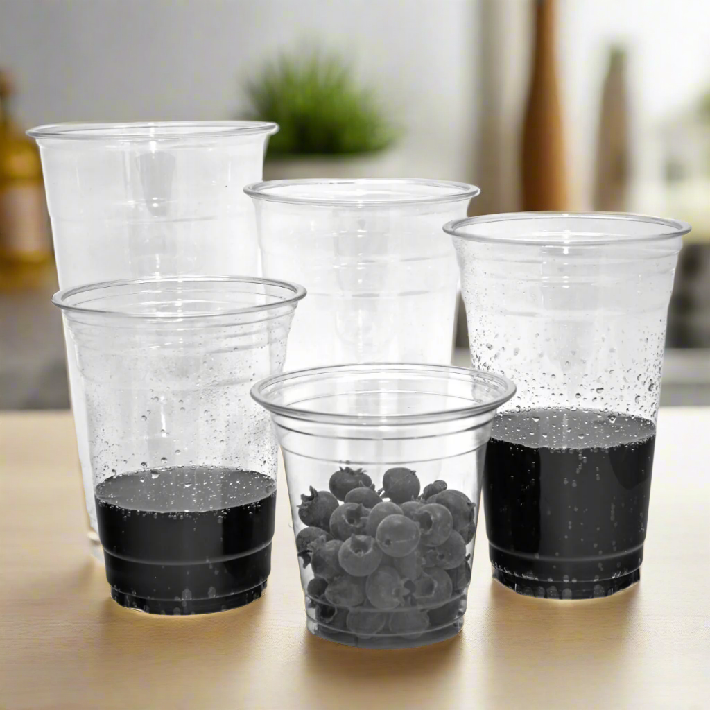 Clear Plastic Disposable PET Quality Cups