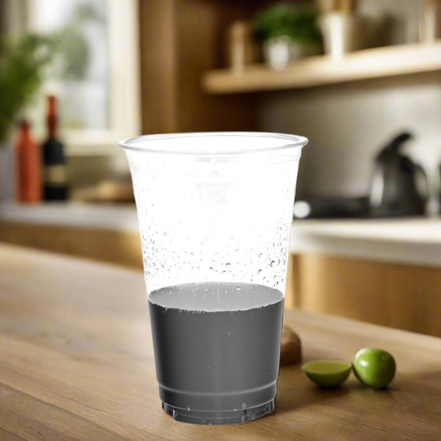 Clear Plastic Disposable PET Quality Cups