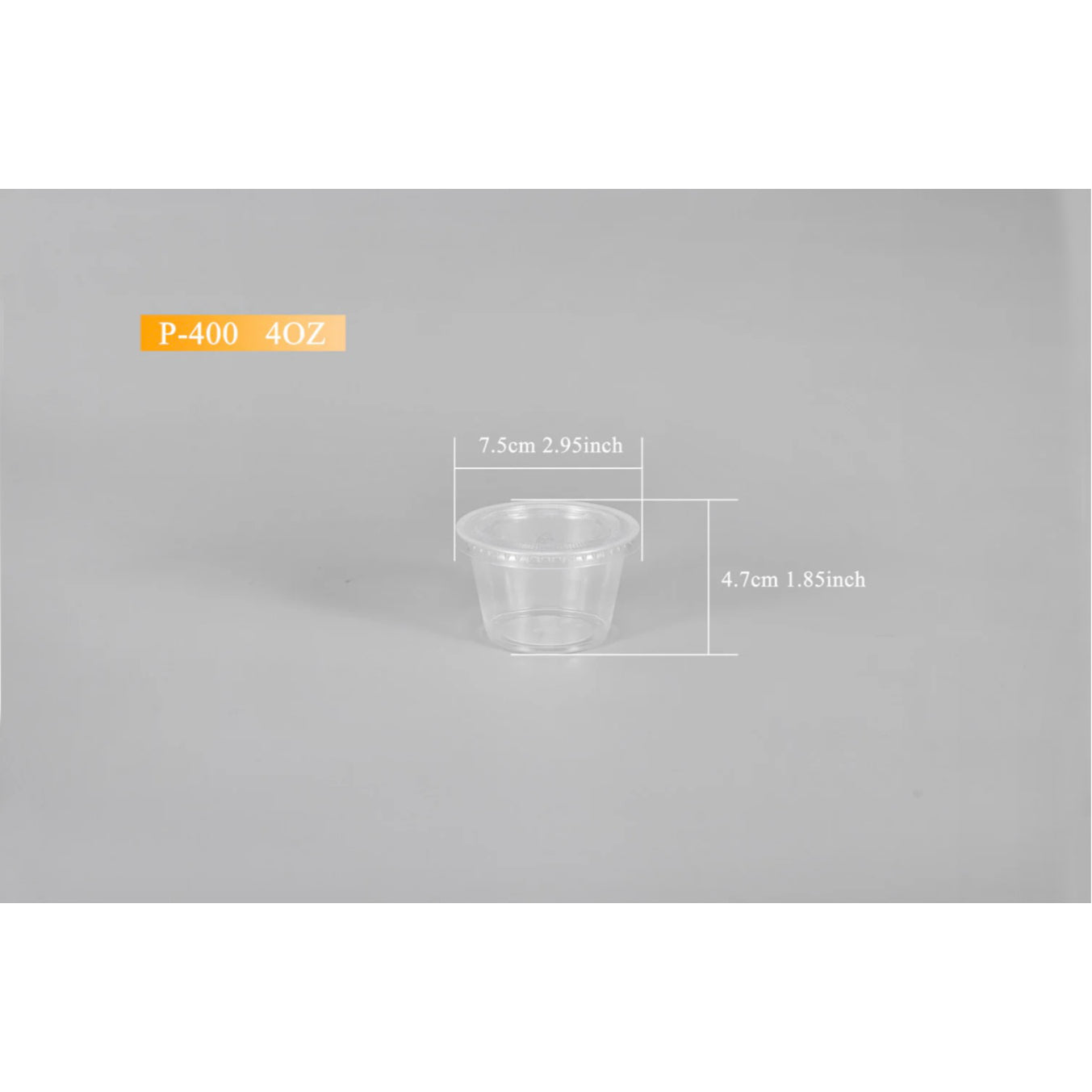 Portion Cups with Lid 2500 Count