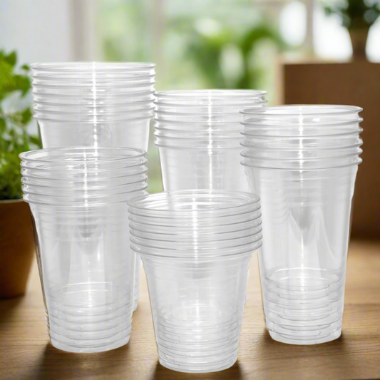 Clear Plastic Disposable PET Quality Cups