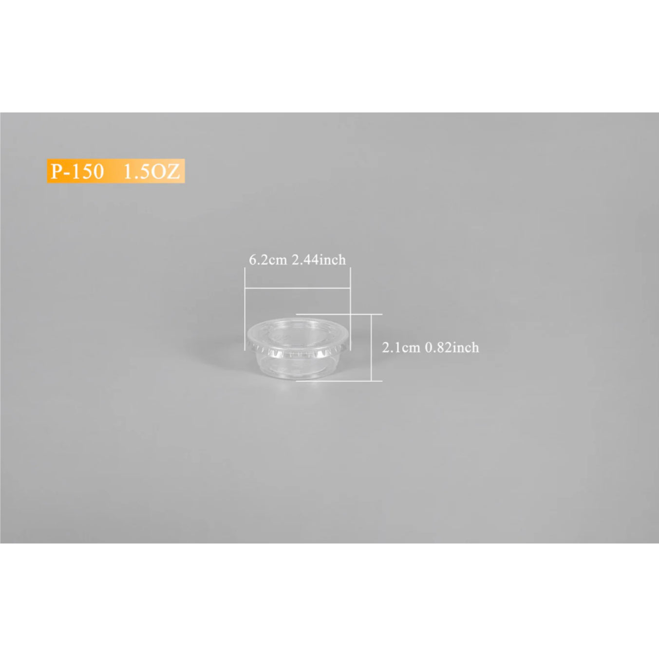 Portion Cups with Lid 2500 Count