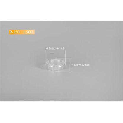Portion Cups with Lid 2500 Count