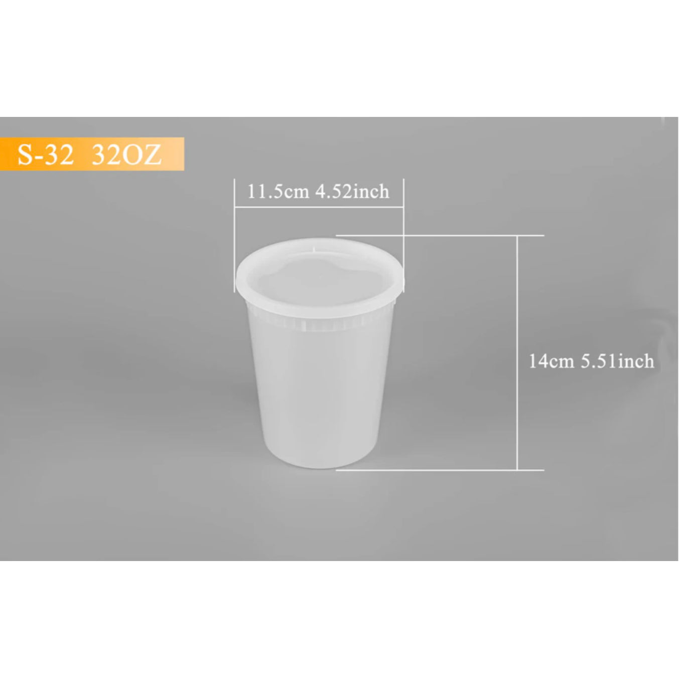 Clear Soup Or Dry Food Containers with lid 240 Count