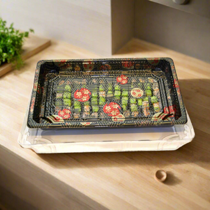 Stylish Sushi Container With Lid 400 Count, Restaurant Sushi Storage