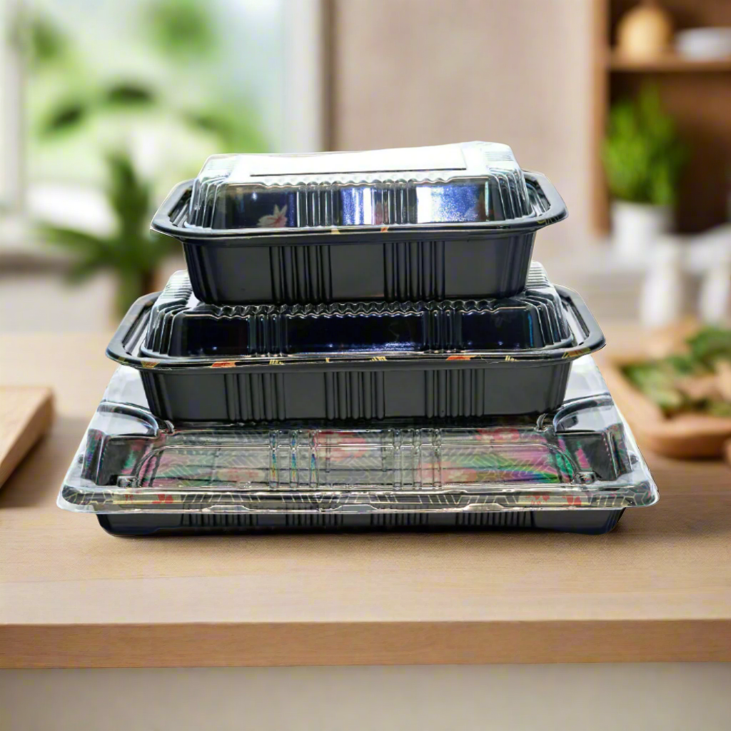 Stylish Sushi Container With Lid 400 Count, Restaurant Sushi Storage
