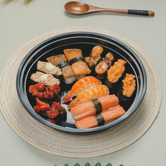 Black Round Bowls With Lid 150 Count